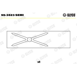 įvorės mažu galu, švaistiklis
                                GLYCO                                                55-352