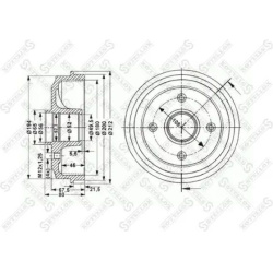 stabdžių būgnas
                                STELLOX                                                6025-1904-SX, STELL
