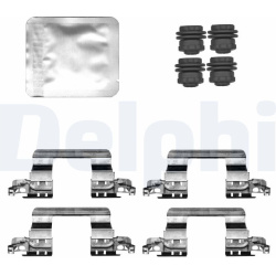 priedų komplektas, diskinių stabdžių trinkelės
                                DELPHI                                   