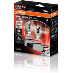 Lemputė, dieninės šviesos / stovėjimo žibintas NIGHT BREAKER LED SMART H8
                                ams-OSRAM     