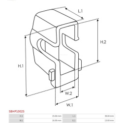 remonto komplektas, starteris Brand new AS-PL
                                SBHP1002S, AS-PL, SBHP1002S, auto detalė
