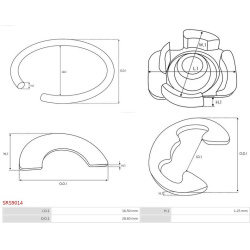 remonto komplektas, starteris Brand new AS-PL
                                SRS9014, AS-PL, SRS9014, auto detalė