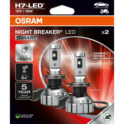 lemputė, priekinis žibintas NIGHT BREAKER® LED SMART H7
                                ams-OSRAM                         