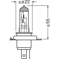 lemputė, priekinis žibintas NIGHT BREAKER® SILVER
                                ams-OSRAM                               