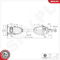 ESEN SKV                                40SKV016, Nenurodytas gamintojas, 40SKV016, auto detalė