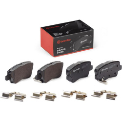stabdžių trinkelių rinkinys, diskinis stabdys PRIME LINE
                                BREMBO                           