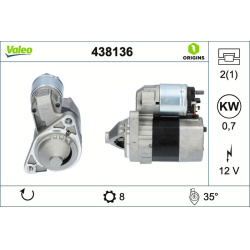 Starteris
VALEO 438136, VALEO, 438136, auto de