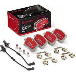 stabdžių trinkelių rinkinys, diskinis stabdys XTRA LINE - Ceramic
                                BREMBO                  