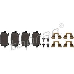 stabdžių trinkelių rinkinys, diskinis stabdys
                                TOPRAN                                111 05