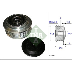 laisvos eigos sankaba, kint. sr. generatorius
                                INA                                            