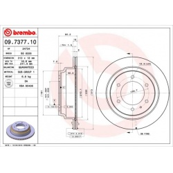 stabdžių diskas (1vnt) PRIME LINE
                                BREMBO                                                09.