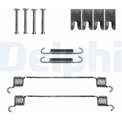 priedų komplektas, stabdžių trinkelės
                                DELPHI                                             