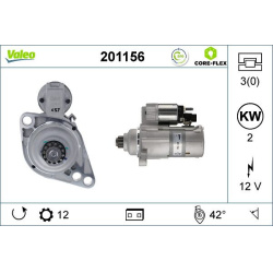 starteris VALEO CORE-FLEX
                                                201156, VALEO, 201156, auto detalė