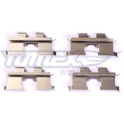 priedų komplektas, diskinių stabdžių trinkelės
                                TOMEX Brakes                             