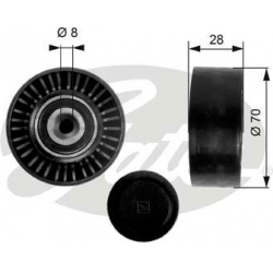 kreipiantysis skriemulys, V formos rumbuotas diržas DriveAlign™
                                GATES                     
