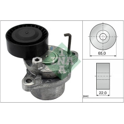 diržo įtempiklis, V formos rumbuotas diržas
                                INA                                           