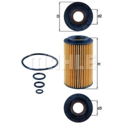 Filtras tepalo
                                MAHLE                                                OX153/7D, MAHLE, OX1537D,