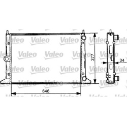 Radiatorius, variklio aušinimas
                                VALEO                                                731386,