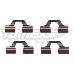 priedų komplektas, diskinių stabdžių trinkelės
                                TOMEX Brakes                             