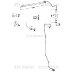 Hidraulinė žarna, vairo sistema
TRISCAN 8516
