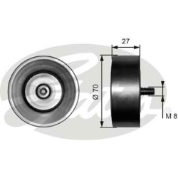 Įtempėjas diržo
                                GATES                                                T36294, GATES, T36294