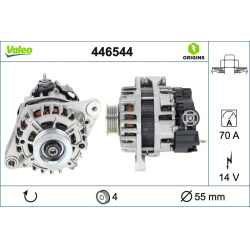 kintamosios srovės generatorius VALEO ORIGINS
                                                446544, VALEO, 446544, auto de