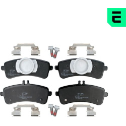 stabdžių trinkelių rinkinys, diskinis stabdys
                                OPTIMAL                                     