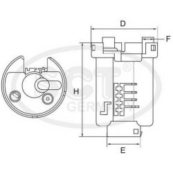 Filtras kuro benzin
SCT - MANNOL ST398, SCT - MANNOL, ST398, a