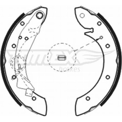 stabdžių trinkelių komplektas
                                TOMEX Brakes                                                