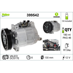 kompresorius, oro kondicionierius VALEO CORE-FLEX
                                                399542, VALEO, 399542, auto