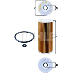 Filtras tepalo
                                MAHLE                                                OX201D, MAHLE, OX201D, au