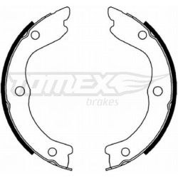 stabdžių trinkelių komplektas
                                TOMEX Brakes                                                
