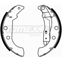 stabdžių trinkelių komplektas
                                TOMEX Brakes                                                