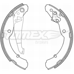 stabdžių trinkelių komplektas
                                TOMEX Brakes                                                