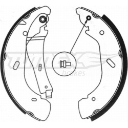 stabdžių trinkelių komplektas
                                TOMEX Brakes                                                