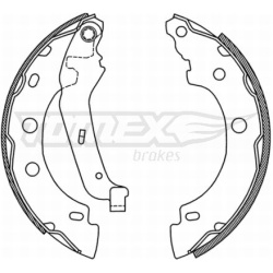 stabdžių trinkelių komplektas
                                TOMEX Brakes                                                
