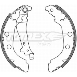 stabdžių trinkelių komplektas
                                TOMEX Brakes                                                