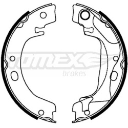 stabdžių trinkelių komplektas
                                TOMEX Brakes                                                