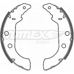 stabdžių trinkelių komplektas
                                TOMEX Brakes                                                