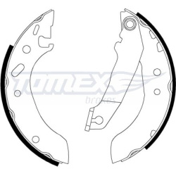 stabdžių trinkelių komplektas
                                TOMEX Brakes                                                