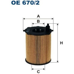 alyvos filtras
                                FILTRON                                                OE670/2, Nenurodytas ga