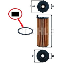 Filtras tepalo
                                MAHLE                                OX196/1D, MAHLE, OX1961D, auto detalė