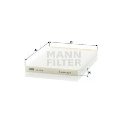 filtras, salono oras
                                MANN-FILTER                                CU1936, MANN-FILTER, CU1936, 