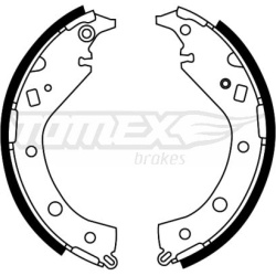 stabdžių trinkelių komplektas
                                TOMEX Brakes                                                