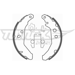stabdžių trinkelių komplektas
                                TOMEX Brakes                                                