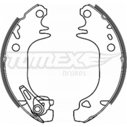 stabdžių trinkelių komplektas
                                TOMEX Brakes                                                