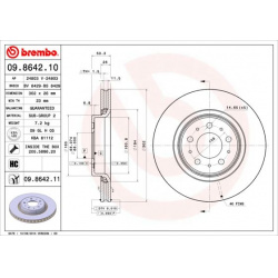 stabdžių diskas (1vnt) PRIME LINE
                                BREMBO                                                09.