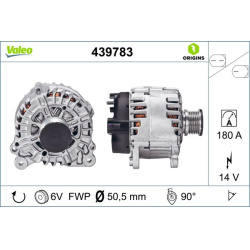kintamosios srovės generatorius VALEO ORIGINS NEW OE TECHNOLOGY
                                                439783, VALE
