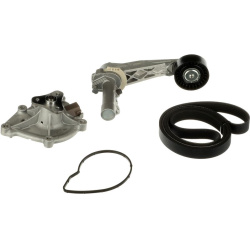 vandens siurblys + V formos rumbuotas diržas, komplektas Micro-V® UNIQUE FIT
                                GATES         