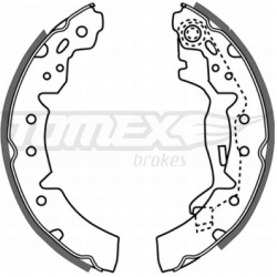 stabdžių trinkelių komplektas
                                TOMEX Brakes                                                